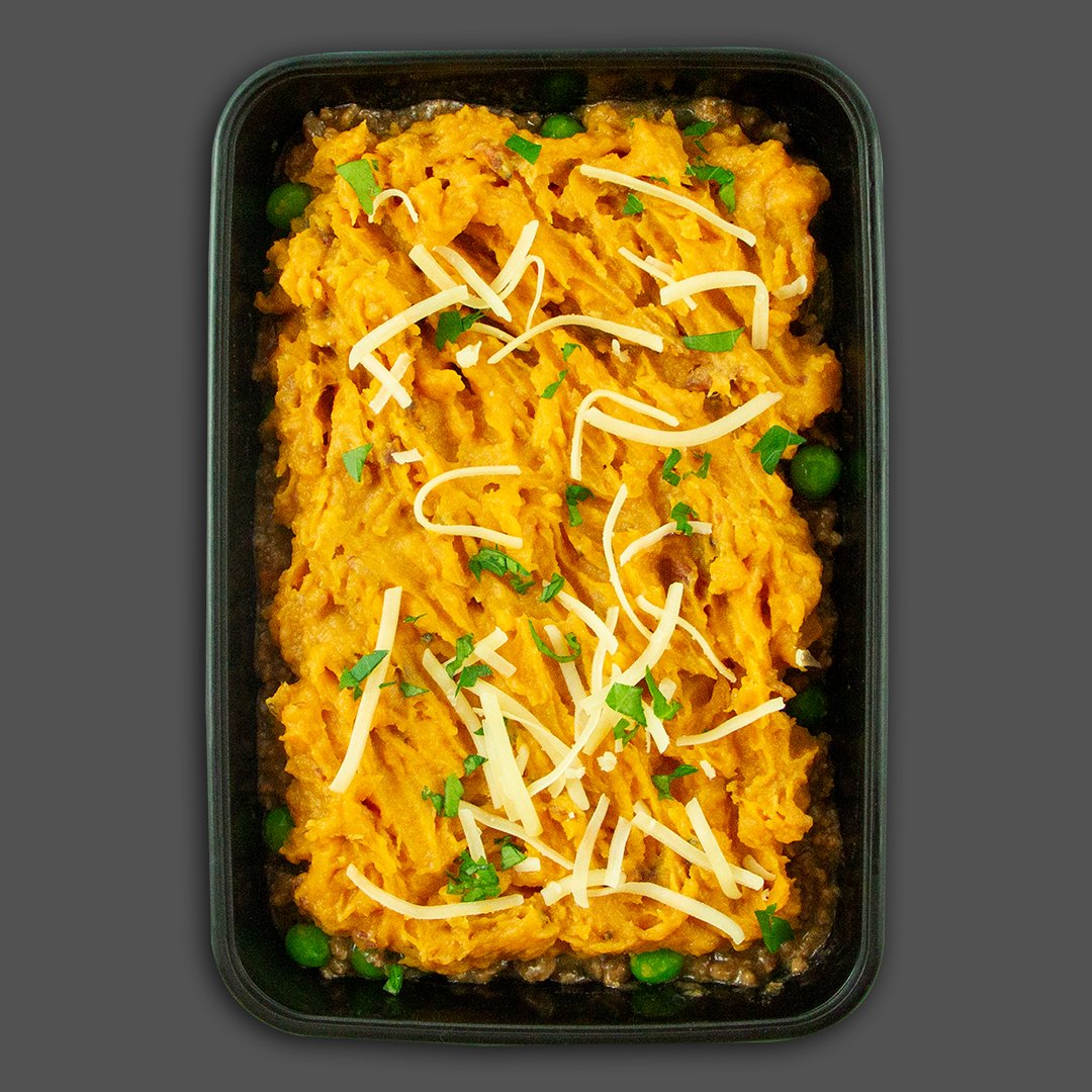 Clean cottage beef pie, new flavours, great taste bodybuilding muscle meals