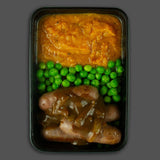 Bangers and Mash High Protein Portion Controlled Meals delivered Australia wide