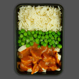 Butter chicken and rice, new flavours, great taste bodybuilding muscle meals