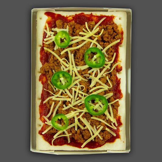 Mild mexican beef ready-made frozen pizza, post workout meals