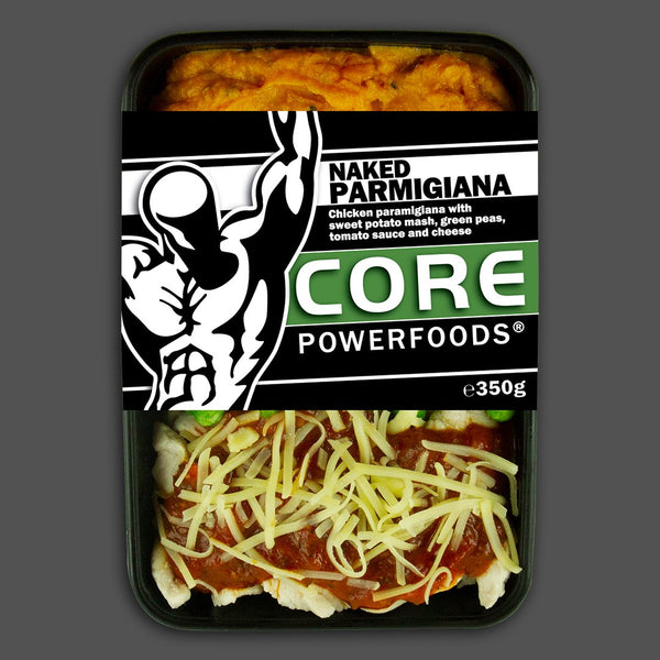 Naked chicken parmigiana, new flavours, great taste bodybuilding muscle meals