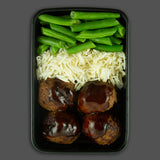 Smokey mountain meatballs, high in protein fitness meals delivered